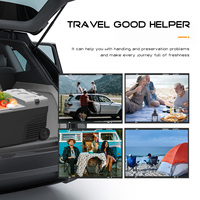 Alpicool Vente à chaud prix d'usine 26.3l 40l double zones réfrigérateurs voiture réfrigérateur compresseur camping glacière pour camion extérieur