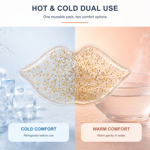 Pack de gel réutilisable pour les lèvres, à refroidissement rapide, chaud et froid, pour le soin et le soulagement de l'enflure après injection de filler. - Product Image 4