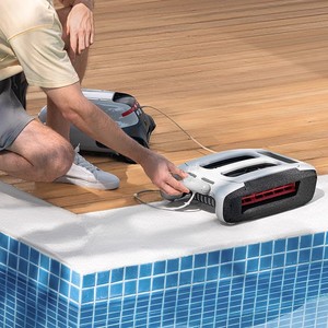 수영장 표면 청소기 로봇 자동 풀 스키머 스마트 제어 청소 무선 수영 액세서리 로봇 청소기 로봇 - Product Image 4