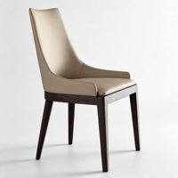 Chaise de salle à manger moderne en cuir PU de luxe, écologique, imperméable et durable pour les petits espaces, salon, maison, hôtel