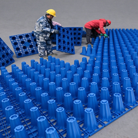 Module de drainage emboîtable en polypropylène vierge (PP) à prix réduit, réservoir d'infiltration des eaux de toiture et de sol résidentielles