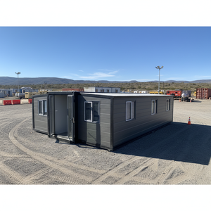 Casa Prefabricada Expandible de 40 Pies x 20 Pies, de Rápida Construcción, con 5 Dormitorios, en Venta, Vivienda Plegable para Construcción Inmobiliaria - Product Image 1