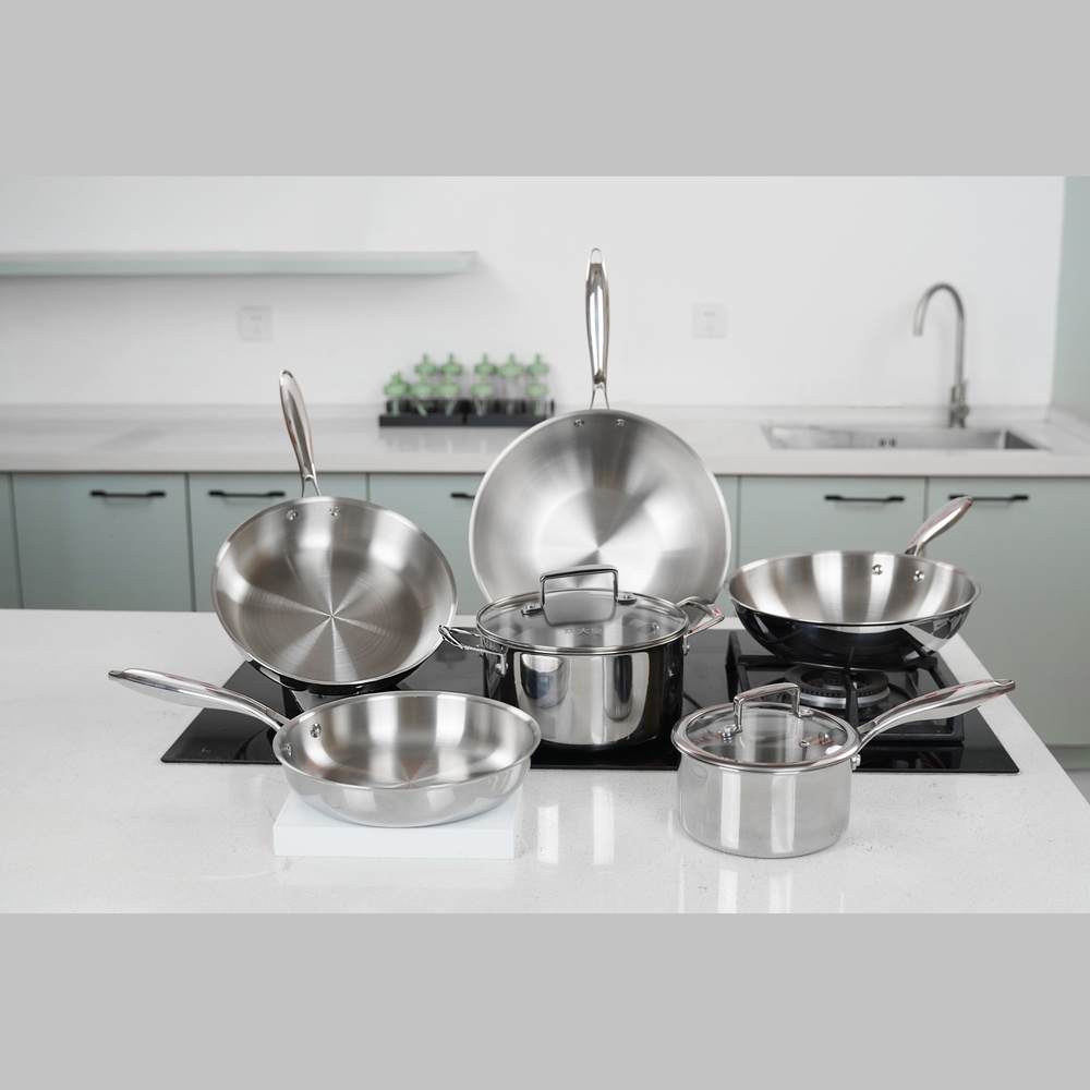 Stainless steel natural finish