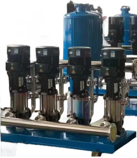 Pompa listrik baja tahan karat otomatis penuh langsung dari pabrik pompa air bersih multitahap vertikal 3KW tekanan tinggi ODM