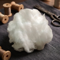 Fibre discontinue 100% polyester vierge siliconée creuse conjuguée pour rembourrage d'oreillers, couettes et literie, matière première pour filage et béton