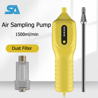 Sonde d'échantillonnage de gaz portable à main avec tube connecté 1000 ML/min Filtre à poussière Pompe d'échantillonnage d'air portable avec détecteur de gaz