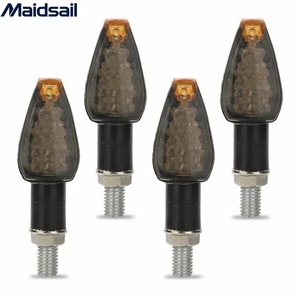 Modificación <span class=keywords><strong>de</strong></span> motocicleta adecuada para luz direccional LED <span class=keywords><strong>de</strong></span> 14 LED <span class=keywords><strong>de</strong></span> mango <span class=keywords><strong>corto</strong></span> estilo <span class=keywords><strong>Caperucita</strong></span> <span class=keywords><strong>Roja</strong></span> - Product Image 1