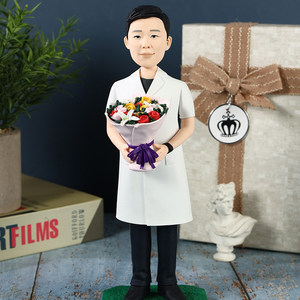 YIDA - Personalización de Figuras de Arcilla Polimérica, Regalos de Agradecimiento para Médicos y Enfermeras, Recuerdos Preciados para Equipos Médicos, Impresión 3D - Product Image 4