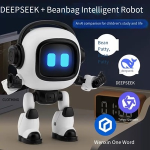 Robot interactif intelligent de dialogue IA ChatGPT, jouet éducatif en plastique avec lumière et son pour l'éveil des enfants, utilisation sur bureau - Product Image 5