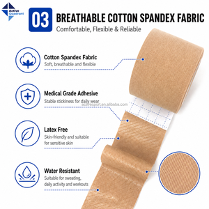 Cinta Adhesiva para el Pecho ACQ FTM, Alternativa a la Cinta de Kinesiología, Cinta para el Pecho de 15 cm, Cinta Adhesiva Trans para el Pecho, Cinta Adhesiva para Lesbianas - Product Image 3