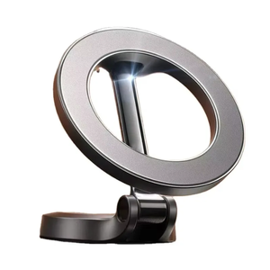 Soporte Magnético Universal para Teléfono <span class=keywords><strong>de</strong></span> Coche, Aleación, 360° °   Soporte Plegable Ajustable para Teléfonos Móviles en el Tablero del Automóvil - Product Image 1