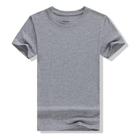 Camiseta Unisex Lisa de Algodón 100% Barata, Estilo Casual, con Logotipo Personalizado, al por Mayor