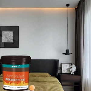 Peinture murale à l'émulsion de latex pour intérieur, effet coquille d'œuf, décoration murale, revêtement liquide écologique pour application au pistolet, à base d'eau - Product Image 4