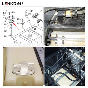 ก๊อกน้ำมันถังน้ำมันมอชาร์ค 10x7x9.5 มม. สำหรับยามาฮ่า ไรโน่ ยูทีวี 2004-2007 - Product Image 4