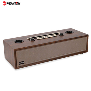 <span class=keywords><strong>Enceinte</strong></span> sans fil stéréo pas chère avec caisson de basses, <span class=keywords><strong>enceinte</strong></span> sans fil en bois avec double microphone, <span class=keywords><strong>support</strong></span> de téléphone portable <span class=keywords><strong>DIY</strong></span>, karaoké à domicile - Product Image 5