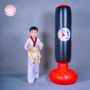 Saco de Boxeo Inflable Independiente de Nuevo Estilo 2024, Equipo de Boxeo con Objetivo de Cuero para Niños, para Kickboxing - Product Image 5
