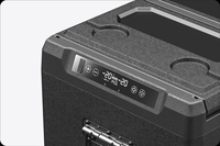Refrigerador y Congelador de Doble Zona de 45L con Energía Solar para Camping y Uso Fuera de la Red - Funcionamiento sin Baterías, Enfriamiento de Alta Eficiencia