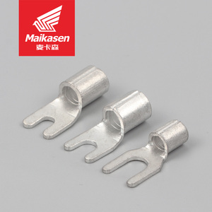 Voor Ul Gecertificeerd Snb 1.5-25mm2 22/16/14/12/10 // 8/6/4/2 Awg Koperdraadterminal Niet-Geïsoleerd/Naakt/Bloot Furcate/Vork/U/Y schop - Product Image 4