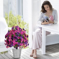 Guirlande de fleurs géante unique pour mariage, décoration en soie, hydrangea réaliste en plastique, fleur artificielle pour jardin extérieur