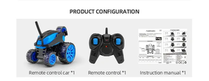 Voiture RC acrobatique à 5 roues FlytecRC Y12 360 °   Jouet télécommandé à grande vitesse avec rotation et lumière LED pour enfants - Product Image 5