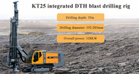 Meilleur Prix Hard Rock Mine Blast Dth Drill Rig Kt25 Machine de forage minier automatique à vendre