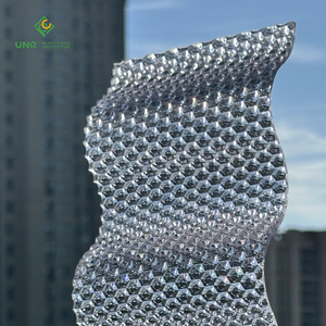 Lámina <span class=keywords><strong>de</strong></span> Policarbonato Corrugado Prismático <span class=keywords><strong>de</strong></span> Alto Impacto BH, 1050 mm x 3 m, Panel <span class=keywords><strong>de</strong></span> Techo Gris Tipo Panal para <span class=keywords><strong>P</strong></span>érgola en Israel - Product Image 1