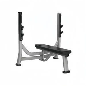 Banc de musculation plat pour exercices de pression - Banc utilitaire durable pour développés couchés et entraînement avec haltères - Product Image 4
