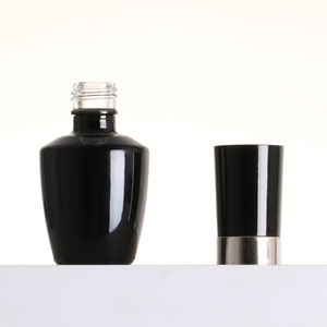 เครื่องพ่นสีเจลทาเล็บสีดำขนาด8-15มล. ขวดน้ำผึ้งขวดแก้วพร้อมแปรงสำหรับเด็กทารก - Product Image 2