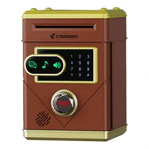 Sáng Tạo Tiền Gửi ATM Âm Nhạc Tự Động Tiền Cuộn Giấy Máy Hút Mật Khẩu Khóa An Toàn An Toàn Trẻ Em Tiền Gửi Tiền Ngân Hàng - Product Image 5