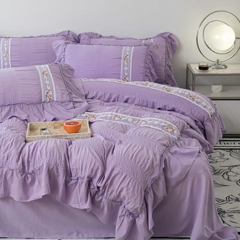 Новый продукт, 100% хлопковый домашний текстиль, Комплект постельного белья, Двухместный дизайнерский комплект постельного белья, роскошный
