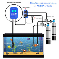 Pengontrol Meter Uji PH Air Taman Rumah dengan Akurasi Tinggi dan Kontrol WIFI