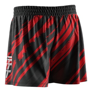 Short de sport Dry-Fit de qualité supérieure pour homme, avec logo sublimé, idéal pour la gym et l'entraînement - Product Image 4