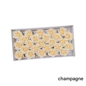 ดอกกุหลาบผ้าไหมขนาดเล็ก 4 ซม. ขายส่งราคาถูก สำหรับตกแต่งเค้ก - Product Image 5