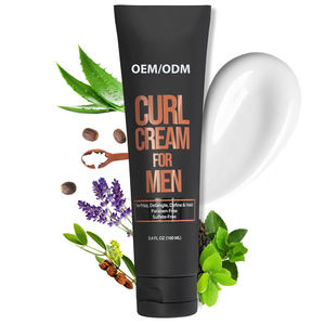 La crème de <span class=keywords><strong>curling</strong></span> pour hommes hydrate augmente la brillance et combat les frisottis avec la crème de <span class=keywords><strong>curling</strong></span> au beurre de karité et à l'huile de jojoba 100ml - Product Image 1