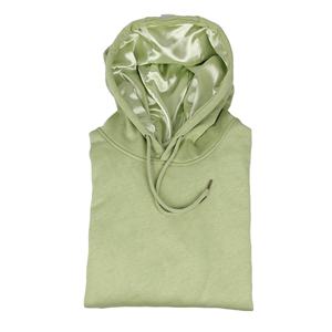 Sudadera con Capucha para Hombre, 100% Algodón, Felpa Francesa, Forro de Satén, Logotipo Bordado Personalizado, con Patrón de Letras - Product Image 4