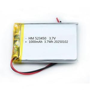 Batería Recargable de Iones de Litio Prismática de 3.7V 1000mah 523450/1000 - Product Image 2