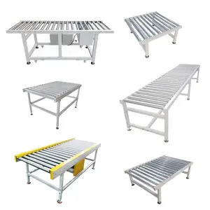 Factory Direct Selling High Quality And Affordable Fixed Electric Running Roller Conveyor For Pallet Transport