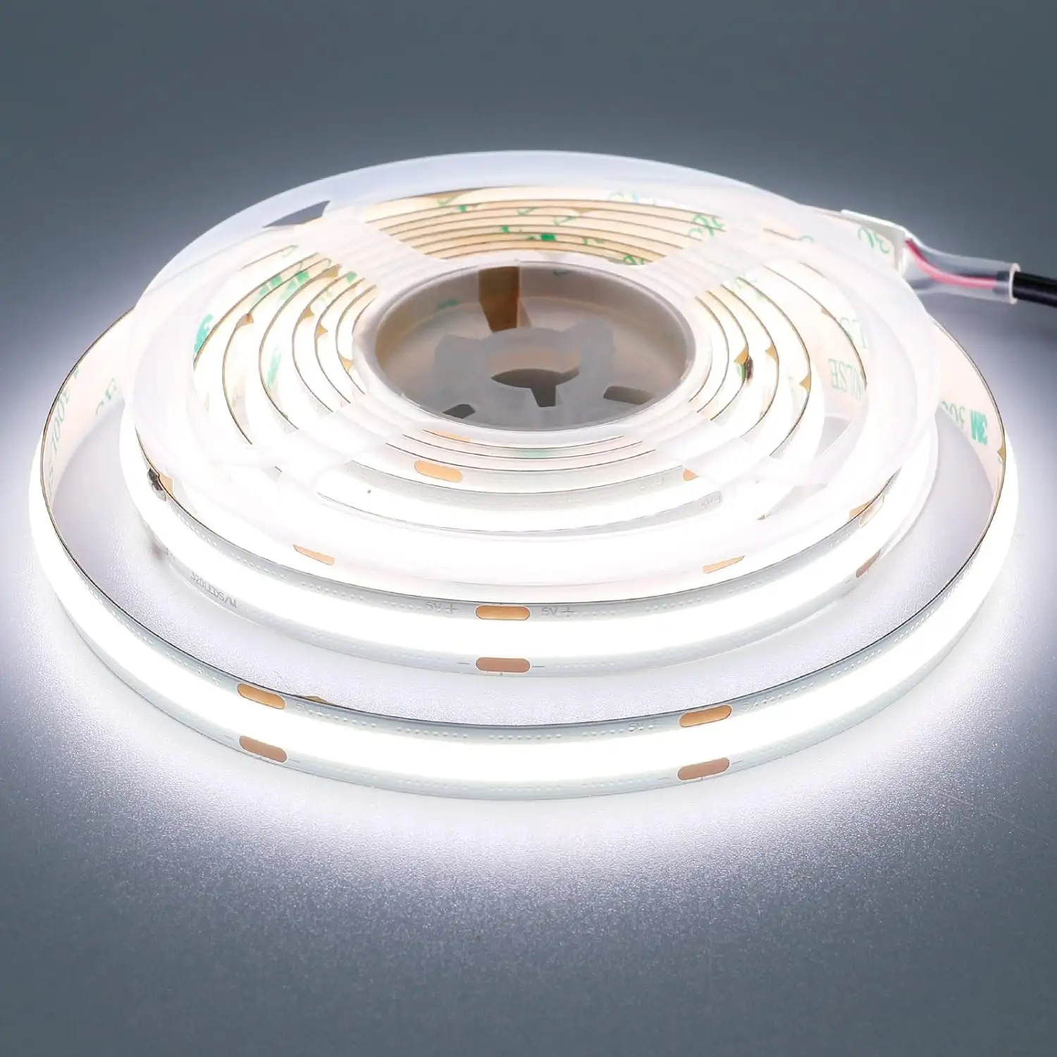 Hoge Kwaliteit 3000K/4000K/5000K/6000K Flexibele Helderheid Dimbaar 24V 12V 10W/M 8Mm Cob Led Strip Licht