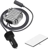 Convertisseur DC-DC étanche 12-24V vers 48V avec 4 types de connecteurs : mâle DC, fils nus, pinces crocodiles, bornes annulaires pour applications variées