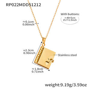 Collier chaîne trombone plaqué or 14 carats avec pendentif <span class=keywords><strong>lettre</strong></span> hexagonale simple et mignon, collier ras du cou initial, colliers superposés dorés - Product Image 5