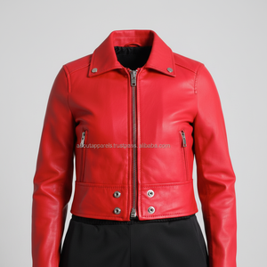 Chaqueta ajustada de piel de oveja auténtica para hombre, abrigos y abrigos para motocicleta, gran oferta - Product Image 1