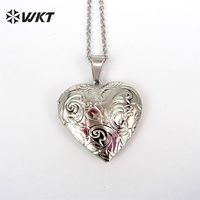 Collier délicat en acier inoxydable, bijoux en titane plaqué électrique, en forme de cœur, pour femmes, cadeaux, référence REN028