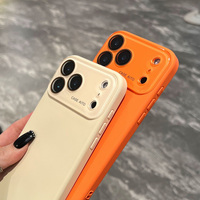 Coque de protection d'appareil photo en silicone TPU souple pour iPhone 17 Pro Max 16 15 14 13 12