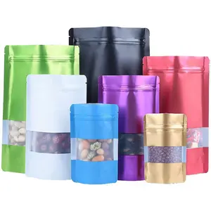 塑料迷你袋铝定制可生物降解印花糖咖啡拉链袋包装袋