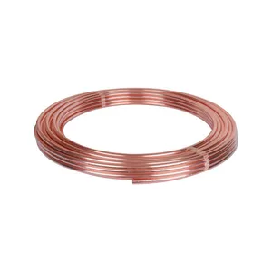 1-1/4 copper pipe copper condenser tube/copper coated iron tube/copper tube in tube heat exchanger
