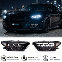 Kit de phares avant LED de style S650 VLAND pour Ford Mustang GT Ecoboost V6 2015 2016 2017