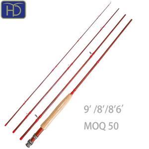 Fabricant de <span class=keywords><strong>canne</strong></span> à pêche HYD-OEM 4 pièces couleur rouge moulinet en fibre de carbone pur combo flux AA liège <span class=keywords><strong>nymphe</strong></span> sauge <span class=keywords><strong>canne</strong></span> à pêche à la <span class=keywords><strong>mouche</strong></span> - Product Image 6