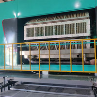 Mesin Pembuat Kotak Telur dan Karton dari Pulp Daur Ulang Kertas Limbah Otomatis, Kontrol PLC, Motor Gearbox, Pompa, Kualitas Tinggi