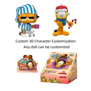 Para <span class=keywords><strong>Garfield</strong></span> Future Fantasy Cute Military-Themed Resin Cat Puppet Model PVC Figura DE ACCIÓN Set en Blister Pack Figura de juguete de regalo - Product Image 3