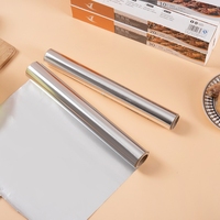 Rouleau de papier aluminium de qualité alimentaire pour feuille de cuisson BBQ Utilisation polyvalente dans la cuisine Papier aluminium imprimé